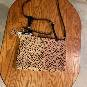 Leopard Print Crossbody Bag